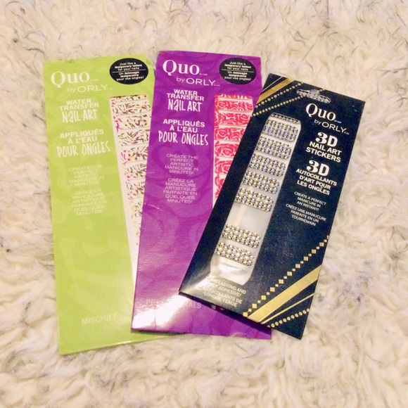 Quo By Orly Water Transfer Nail Art - Picture 1 of 5